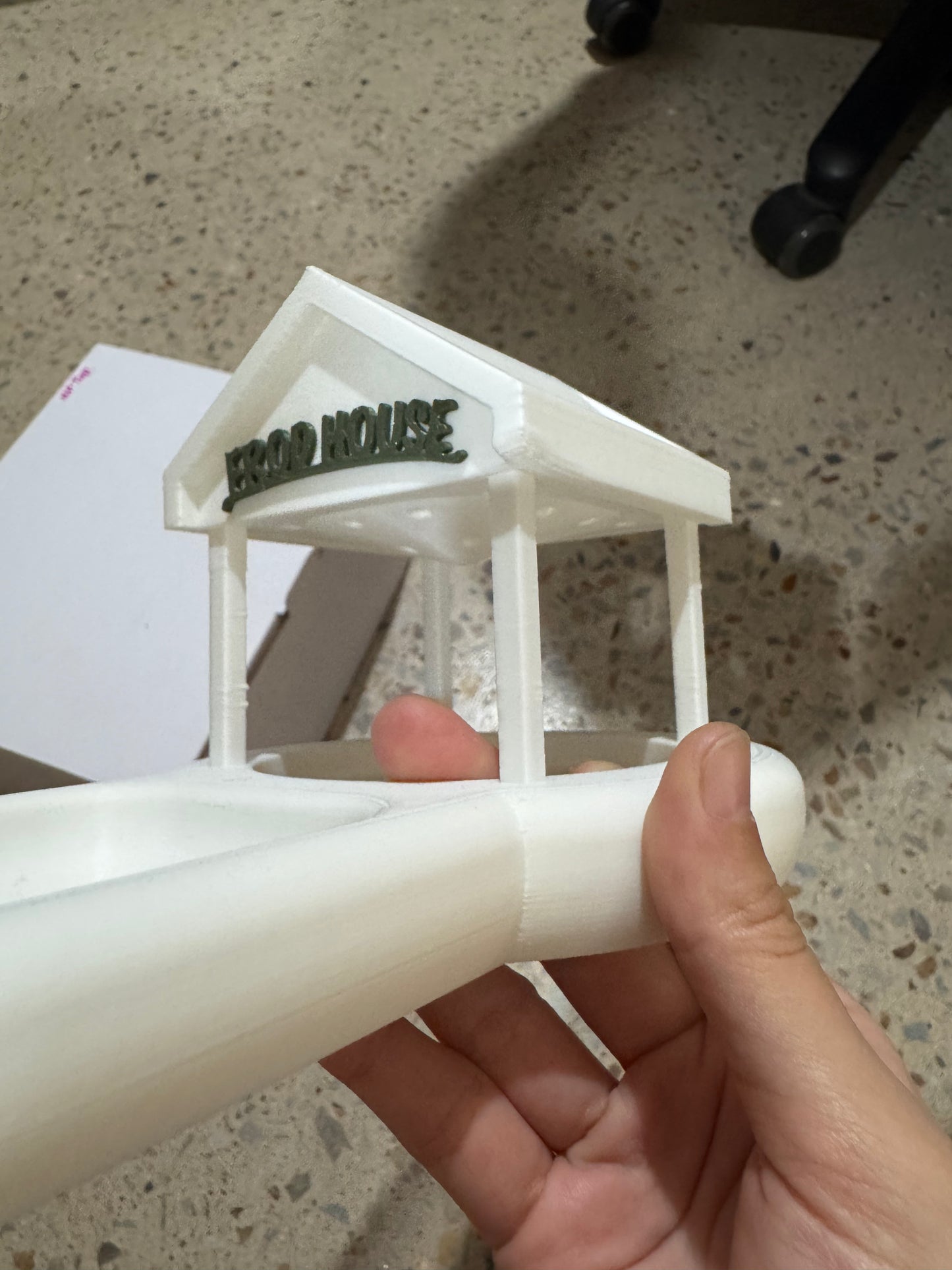 *Not Perfect* Frod House Pipe Topper (Frog House)