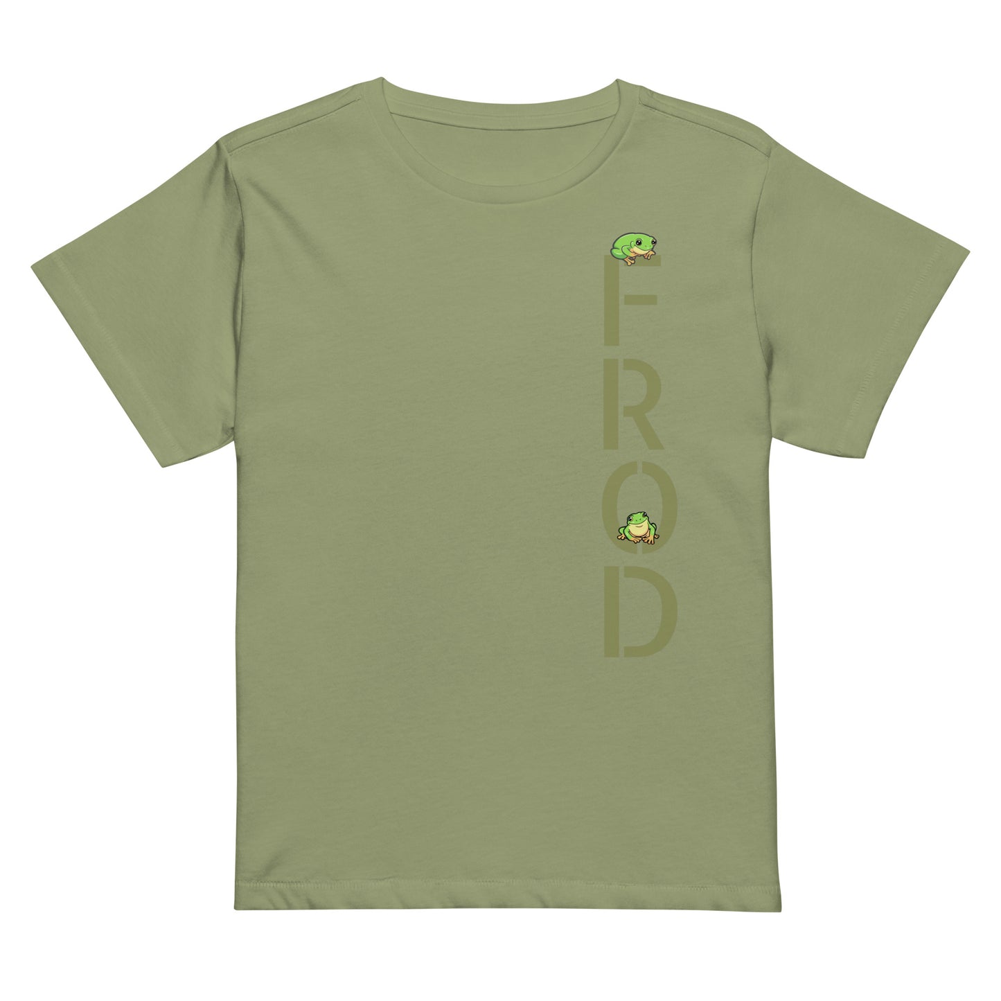 Green Frod - Women’s high-waisted t-shirt