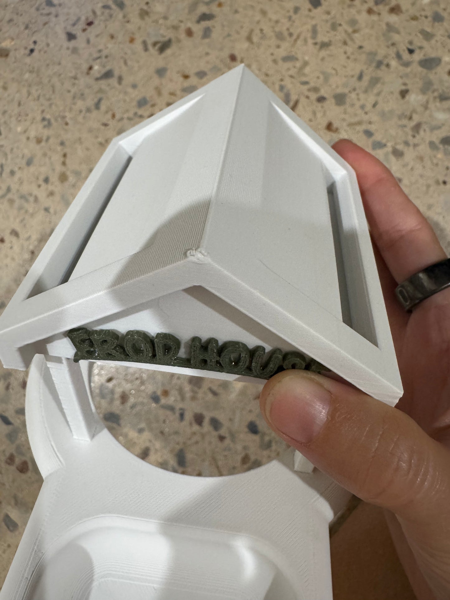 *Not Perfect* Frod House Pipe Topper (Frog House)